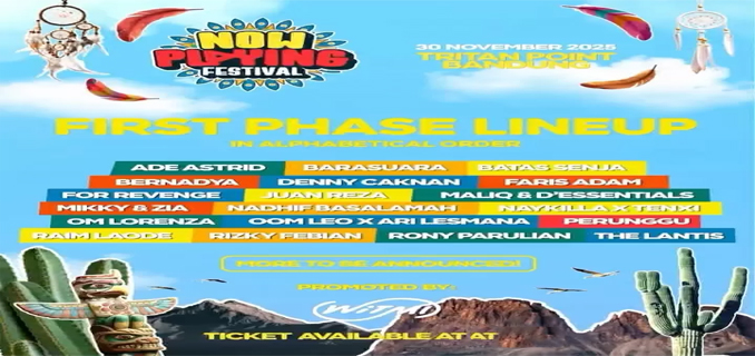 Akhir November, KAI Wisata Hadirkan Now Playing Festival 2025 di Bandung