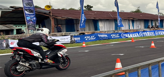 Uji Teknologi Aki Motor di Yamaha Cup Race 2025