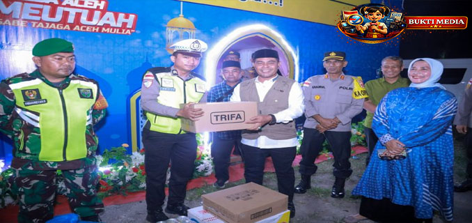 Bupati Aceh Besar Tinjau Pospam Lhoknga Pastikan Mudik Lebaran Aman Dan Lancar